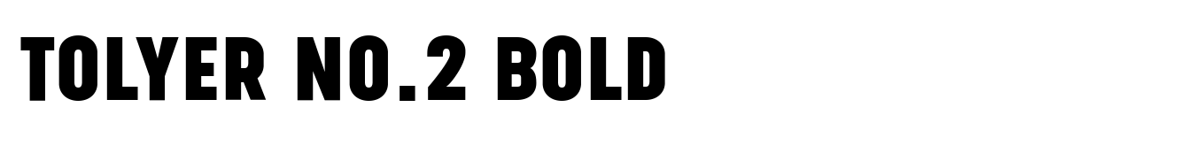 Tolyer No.2 Bold